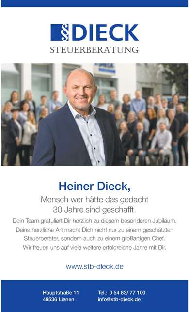 Zur Glückwunschseite von Heiner Dieck